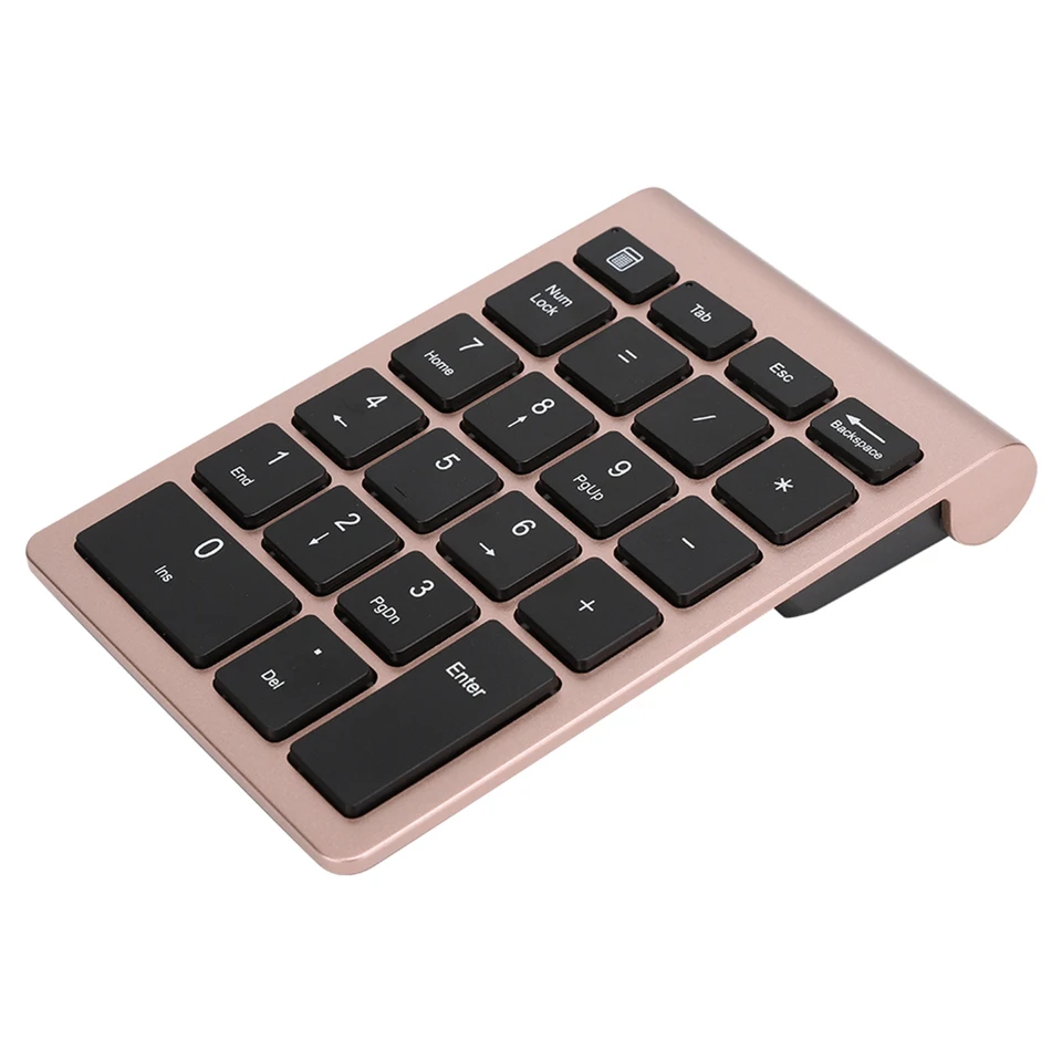22 klávesov Numerická klávesnica 2.4g Wireless Mini numpad ergonomická počítačová klávesnica s prijímačom USB pre PC laptop