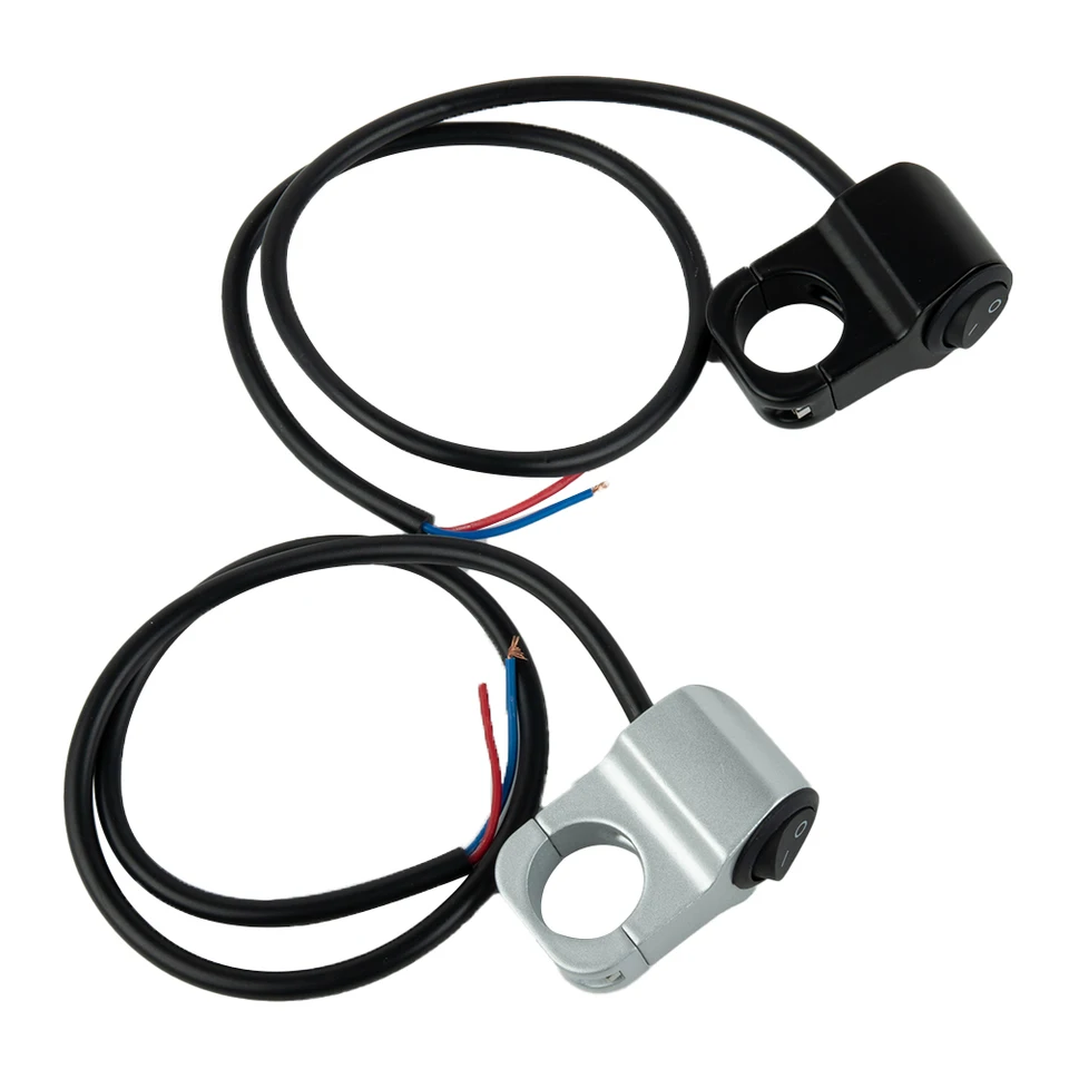 22 mm 7/8 palca hliníková zliatina zliatiny Motocyklu spínač Rukoveru 2-vodiče nepremokavých spínačov 12 V retro príslušenstvo