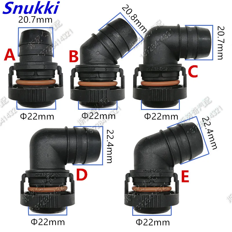 22 mm ID18 ID20 Výfukové potrubie Plastové výfukové trubice 2ks veľa