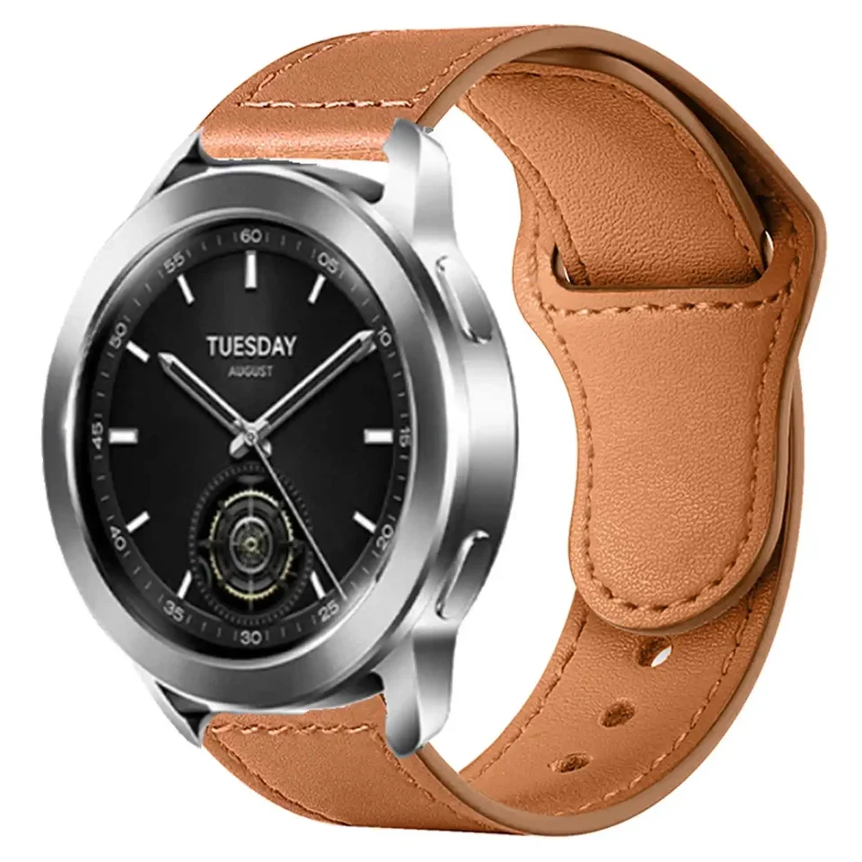 22 mm popruh pre Xiaomi Watch S3 Náramok kožený náramok pre Xiaomi Watch S1 Active S4 S2 42 mm 46 mm / mi Watch Color 2 Náramok