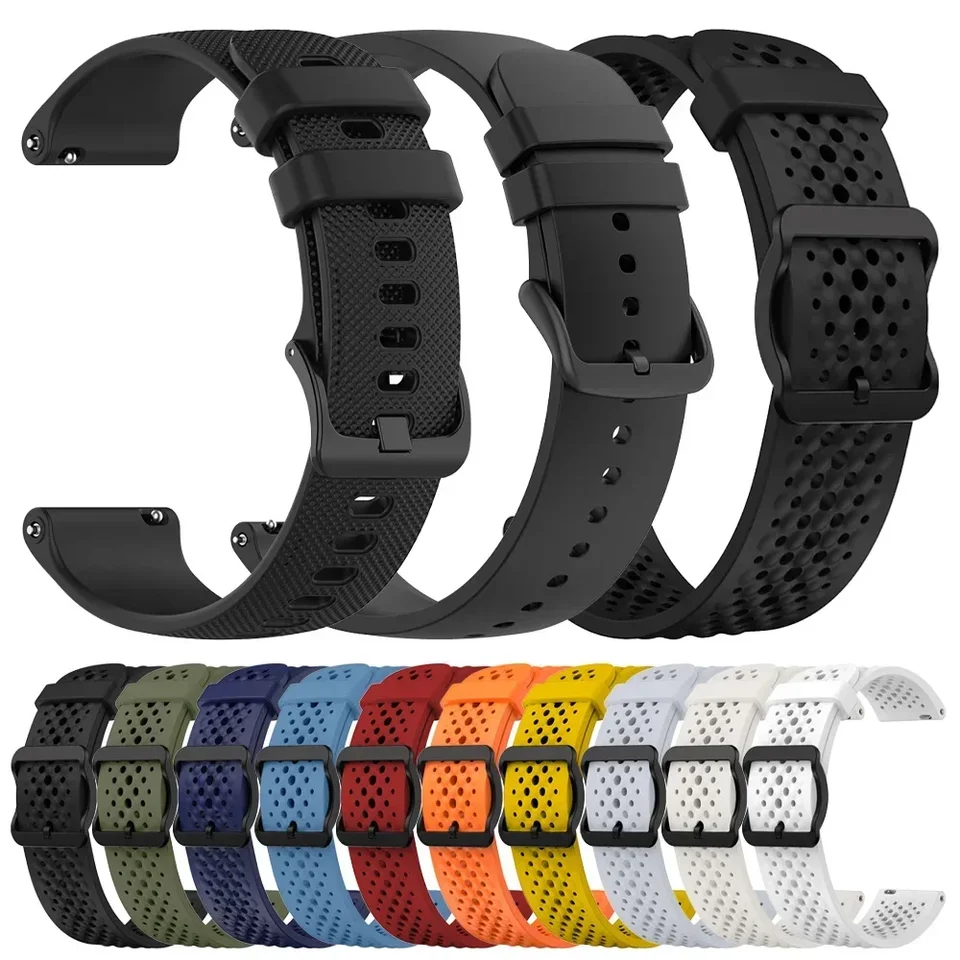 22 mm Silikónový hodinkový remienok pre Garmin Forerunner 265 255 Hudobné skupiny VivoActive 4/Venu 2/Venu 3/Active Bracelet Belt Accessorie