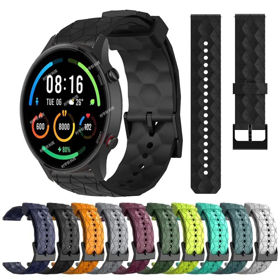 22 mm silikónový remienok pre Xiaomi Watch S3/S2/S1 Pro/Active Soft Soft náramku pre hodinky Farba 2/1 Sport Series Band Accessories