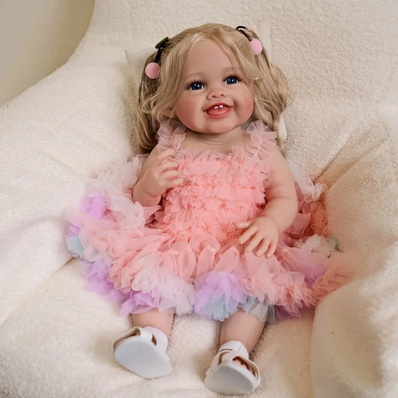 22 palcov celé telo znovuzrodená bábika DEVI DEVI BATTA NORBRONNÁ DLICKÁ PRINCESS GIVELIKE 3D Skin Art Doll s rukami