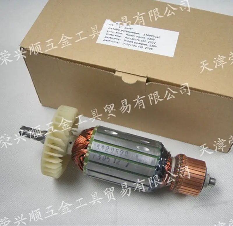 220-240V 6 zubných kotvových kotvov pre kotvenie pre Metabo CS23-355 CS 23-355 310009340