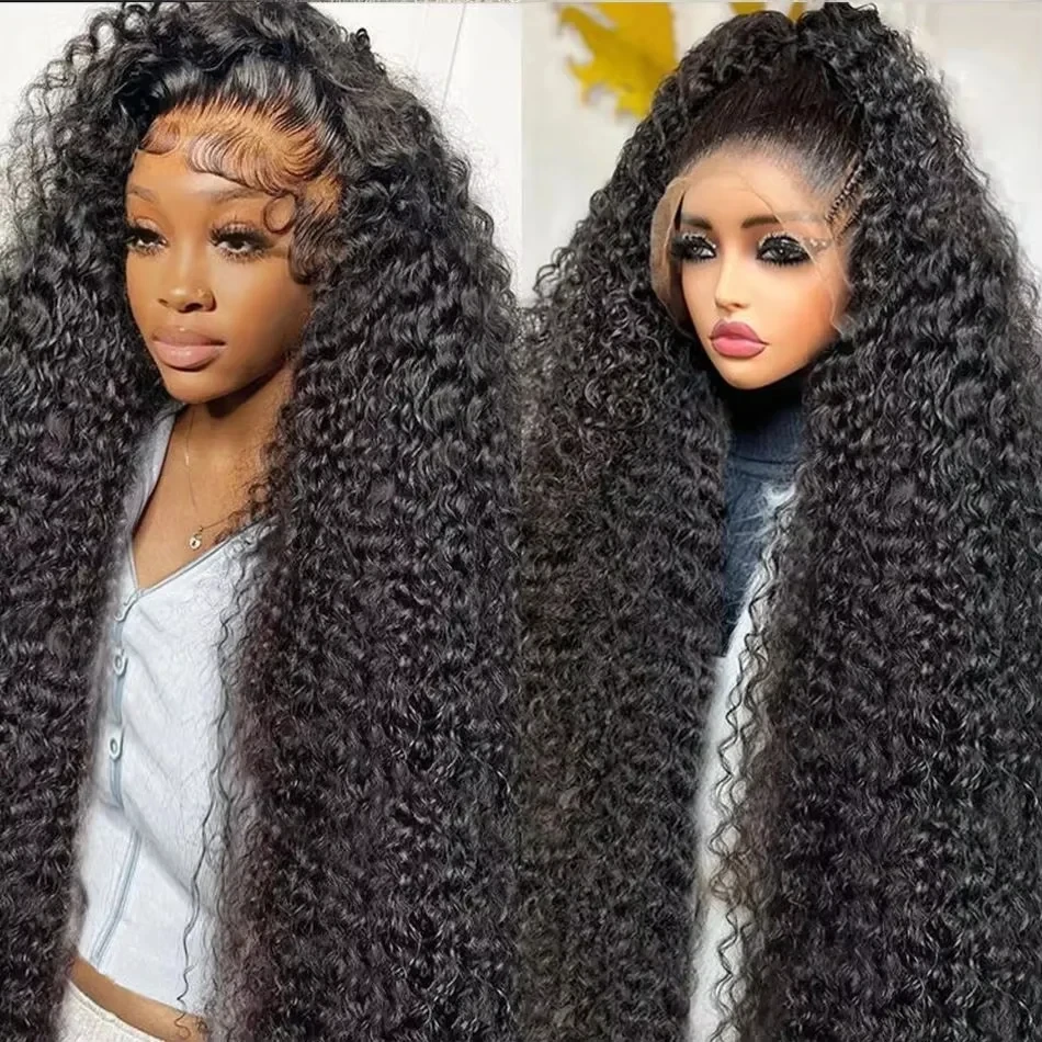 220 Hustota kučeravé parochne 13x6 HD čipky čelné parochne ľudské vlasy hlboká vlna 13x4 čipky predné 30 34 palcov 6x6 bez Glueless Parochňa pripravená na nosenie
