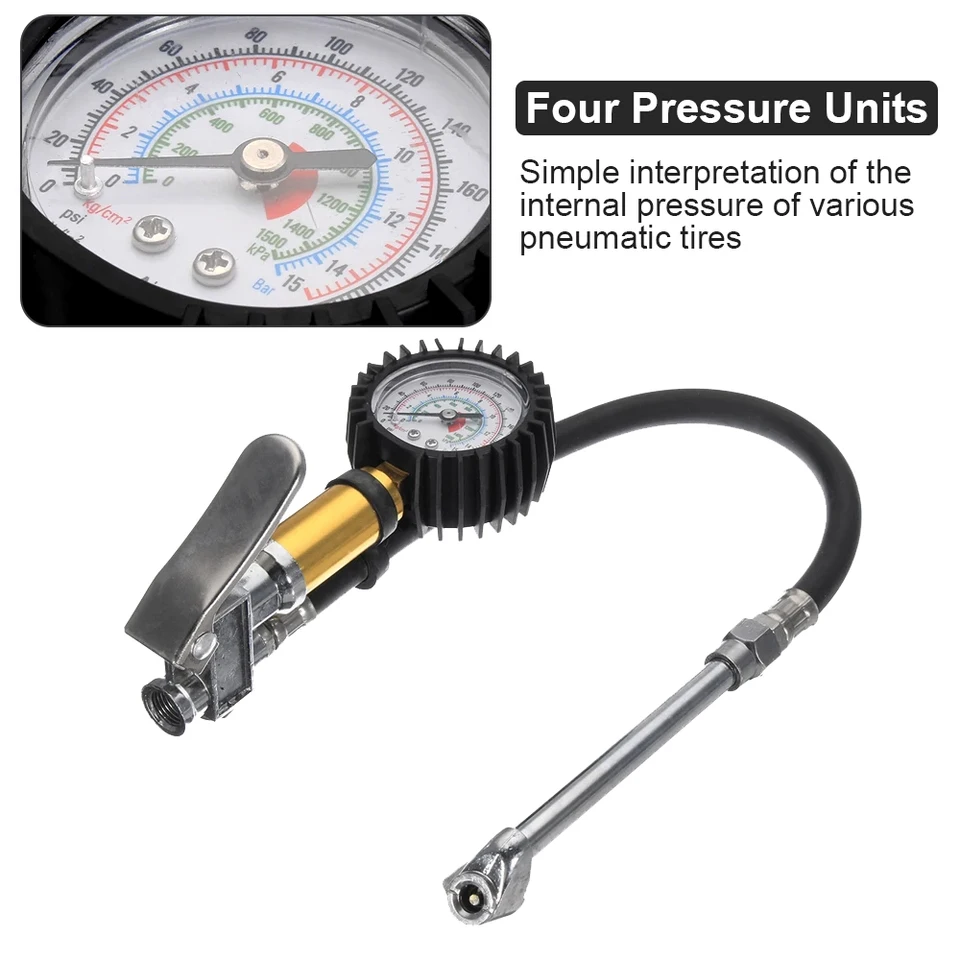 220 psi automobilový motocykel Multifunkčná pneumatika Monitorovanie tlaku Air Monitoring Tester