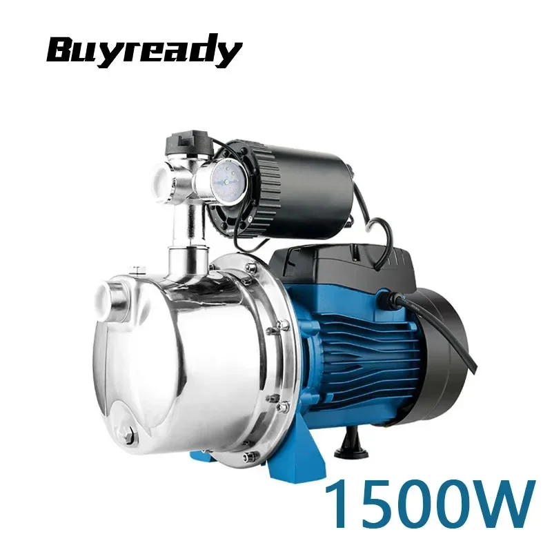 220 V 1500W Jetové čerpadlo Vysokotlakové solárne z nehrdzavejúcej ocele Intelligentná automatická domáca vodná vodná vodná vodná pumpa Booster