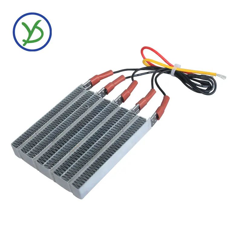 220V 1500 W termostatický PTC Vykurovací prvok keramický ohrievač vzduchu na sušenie so zapojením 96b4 120*88*15 mm
