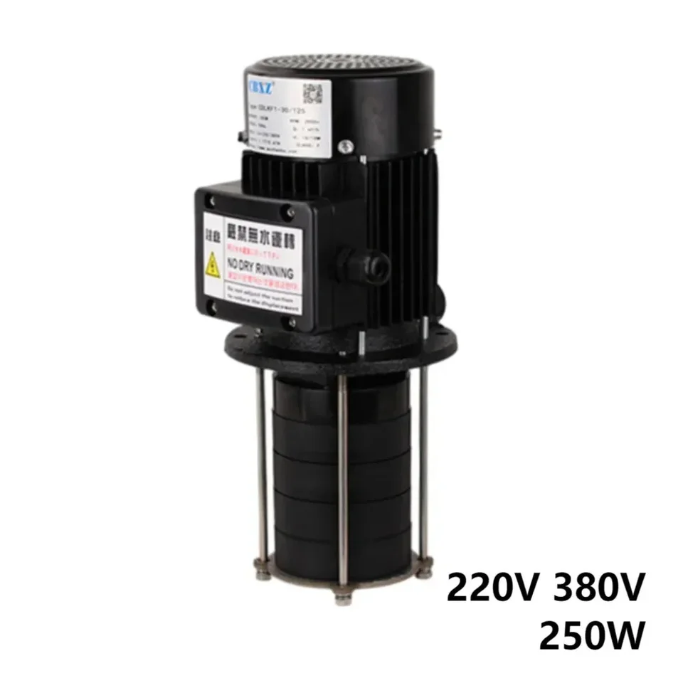 220V 380V 250W Zriadená z nehrdzavejúcej ocele Vertikálne viacstupňové odstredivé čerpadlo Horizontálne vysokotlakové CNC strojové náradie chladiaca voda