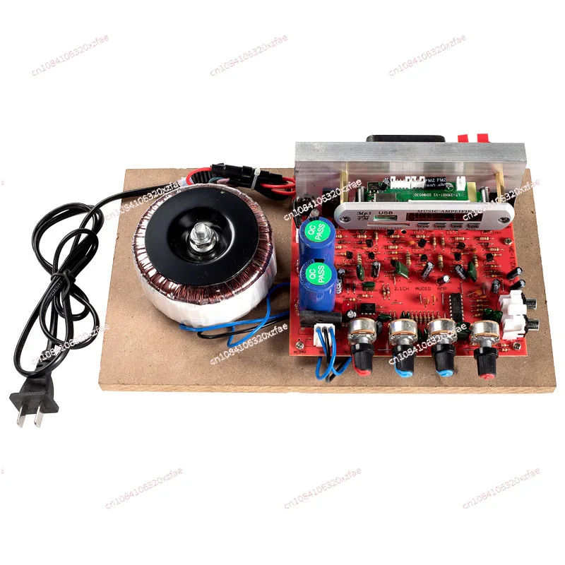220V High -Power Bluetooth Power Amplifier Board 2.1 Kanál DIY Fever Subwoofer Audio reproduktor Hlavná doska