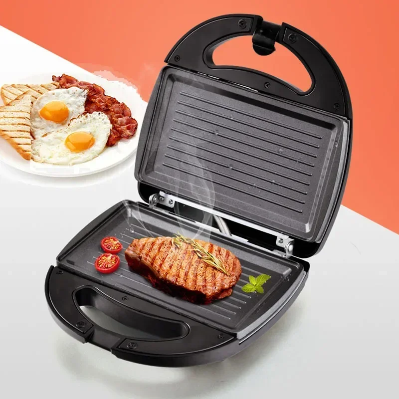 220V Sandwich Machine domáce ľahké jedlo Raňajky stroj na hrianky chlieb vyprážané vaječné steak