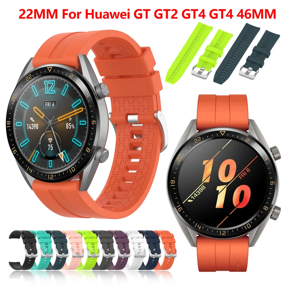 22mm hodinky remienok pre Huawei Watch GT GT2 GT3 GT4 46 mm GT Runner Silikone Watch Band Náramok pre Huawei Watch 2 3 4 Pro Correa