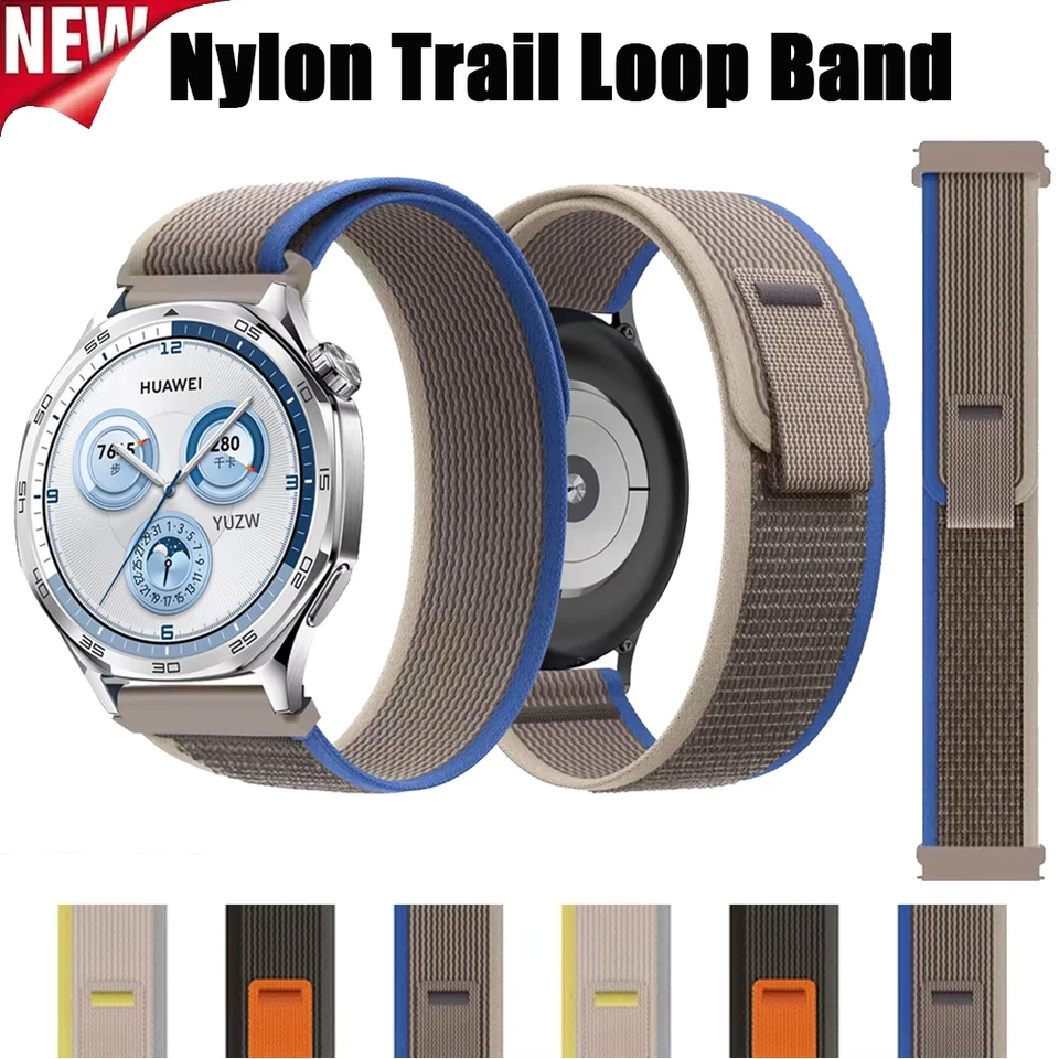 22mm nylonová trasa Loop Band pre Huawei Watch GT5 GT5 Pro GT4 46 mm športový náramok 20 mm pre Samsung Galaxy Watch 7 40 mm 44 mm popruh