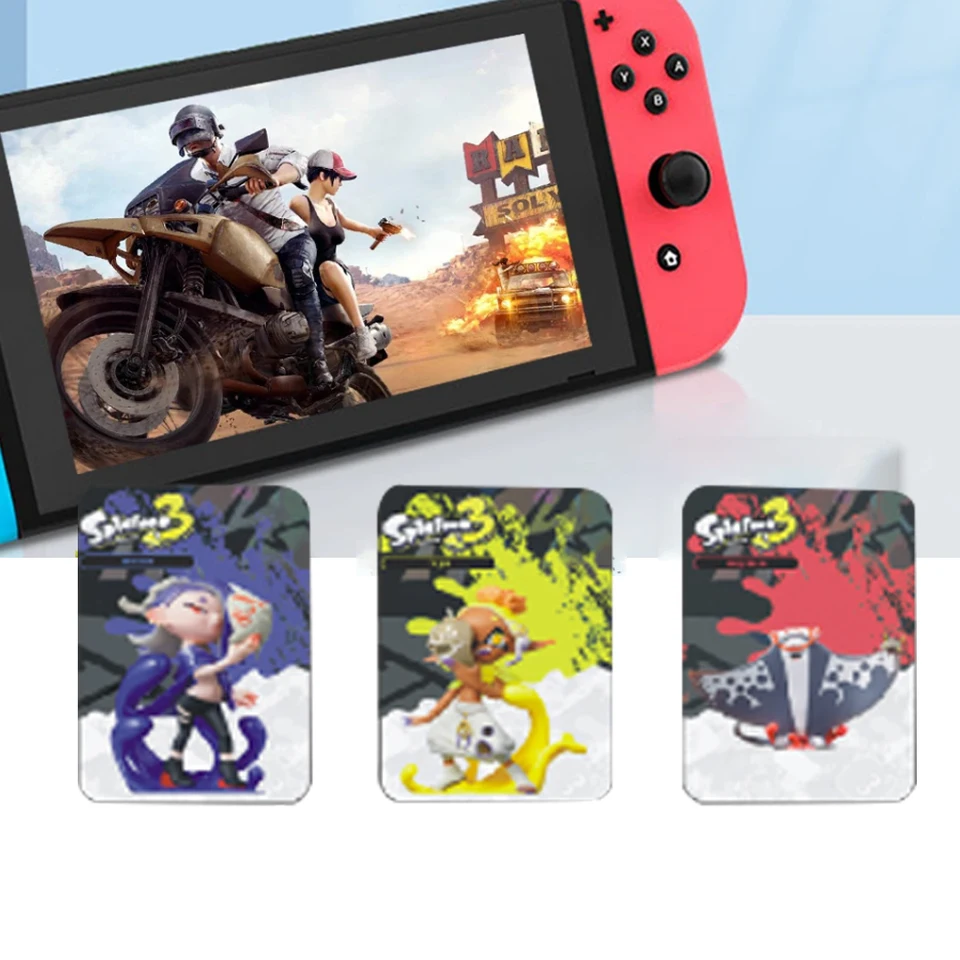 23/27 splatoons 3 karta Pearl Marina Callie Marie Card Switch NFC RFID Card 2024 Všetky nové hry Splatoon 3 NFC Tag Game Cards for Switch