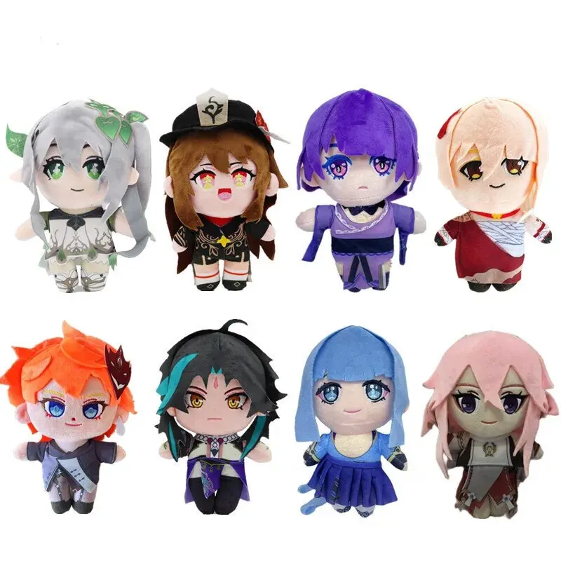 23 cm Genshin Impact Project karikatúry Anime Game Character Plnená plyšová bábika narodeniny darček pre deti