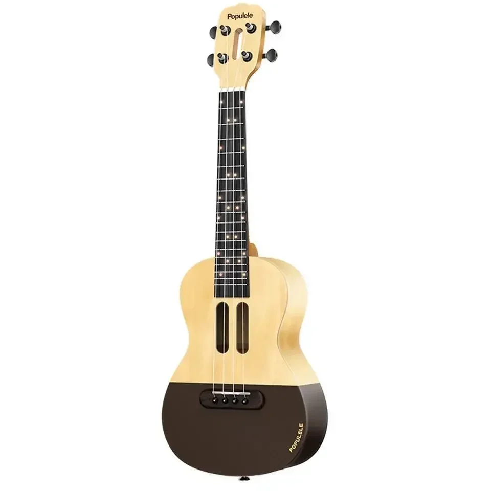 23 palcový 4 struny Populele U1 inteligentná ukulele s aplikáciou Consed LED Light Bluetooth Connect Connect Ukulele Guitar Musical Instrument