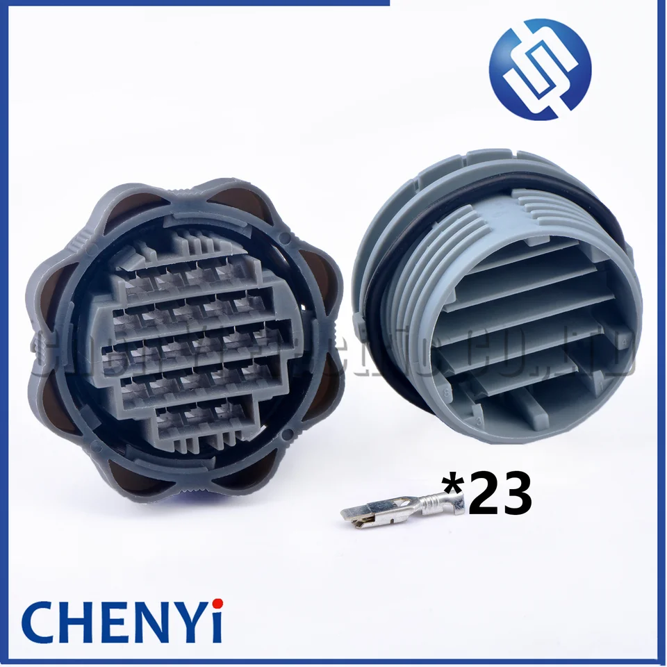 23 pin šedý muž alebo ženský konektor konektorov konektorov pre dvere automobilu pre PEUGEOT 206 207 CITROEN PICASSO XSARA SIENNA ELYSEE C2