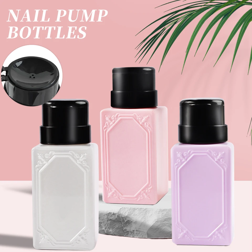 230 ml nechtového umenia Empty Pump Dispenser Lociss a odstraňovacia fľaša s make -upom s fľašou na čerpanie Profesionálne fľaša na čerpanie kvapaliny **