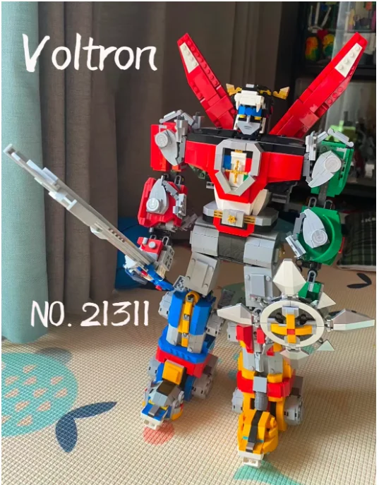 2334pcs Voltron Defender of the Universe Model Building Block Bricks Hračky kompatibilné 21311 detí narodeniny vianočné deti darček