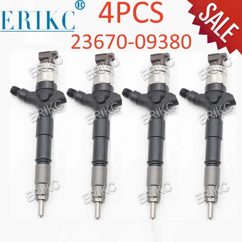 23670-09380 Diesel Injector Trys palivo Automatický motor pre Toyota Vigo 3.0 VNT Toyota Dyna 2.5 D Toyota Hiace 2.5 D Hilux 1KD 2KD