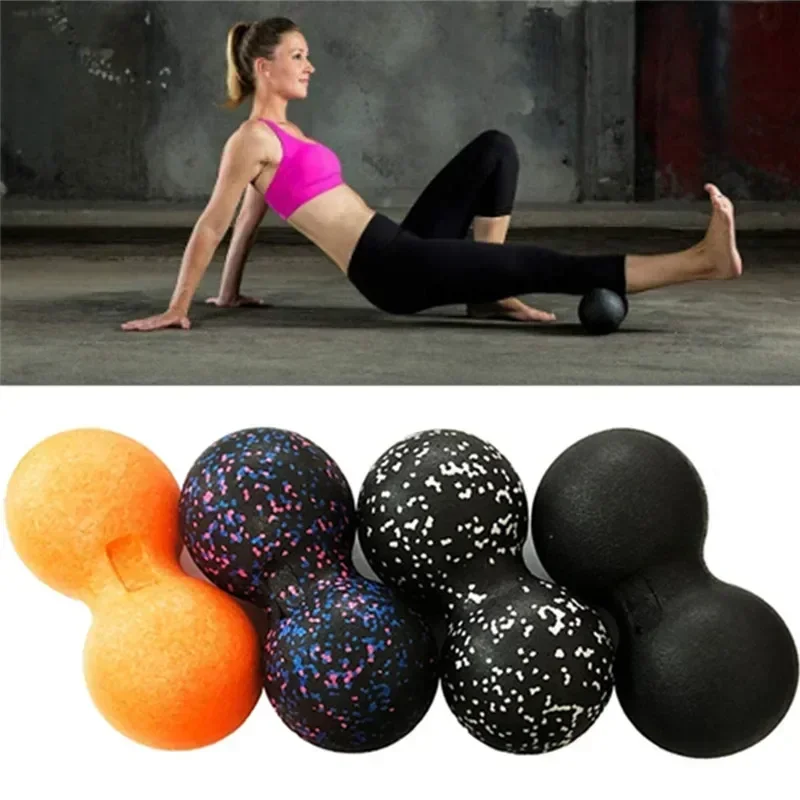 24*12 cm fitnes arašid fascia lopta EPP Masáž loptička Dvojitá lakrosová guľa Perfektná pre plantárnu fasciitídu Trigger Point Deep tkaniva