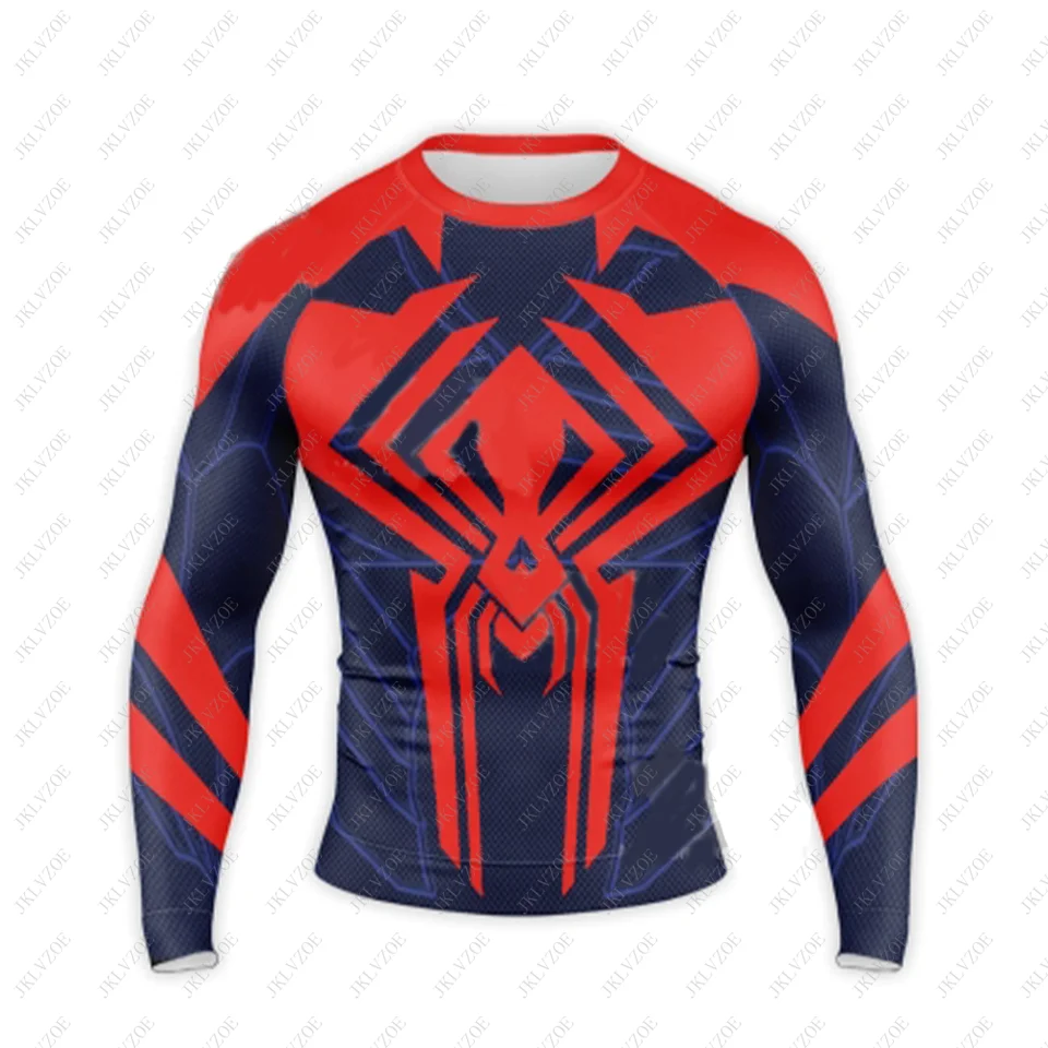 24/25 Spierman Spider-Man Cosplay s dlhým rukávom tričko superhrdina muži pre dospelé tričko Top Tieko