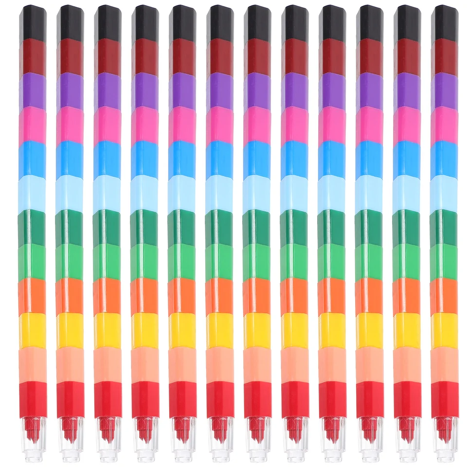 24 ks pastelky 12 farby detské ceruzky pre Mini Child Color Batoľa