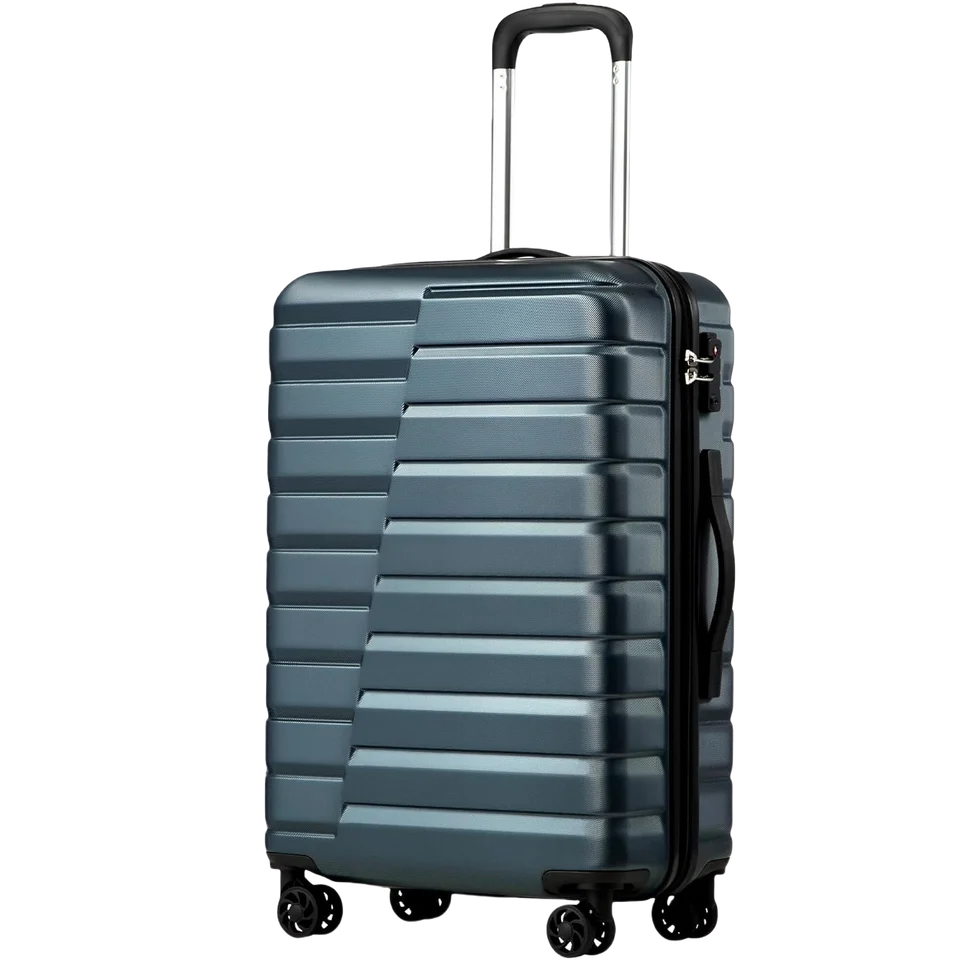 24-palcový kufr s tvrdým kusom PC+ABS Rotátor TSA Lock Ruck