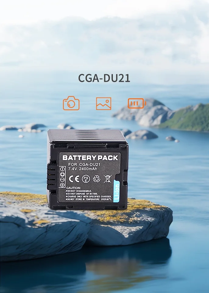 2400MAH CGA-DU21 CGA-DU14 CGR-DU06 CGR-DU07 BATTERICKÁ BATÉRA PRE PANASONIC NV-GS28 GS500 GS27 GS328 GS50 VW-VBD070 USB nabíjačka USB