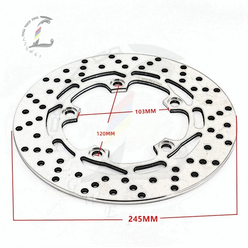 245 mm rotor zadnej brzdy motocykla pre Yamaha MT-03 MT03 FZ1 Naked FZ1 FZER FZ6 Fazer FZ6 S2