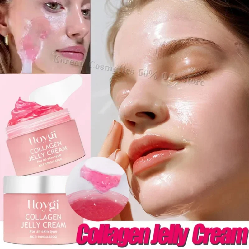 24H GLOW & Zdvihla kolagénový želé s krémom niacinamid a hydrolyzovaný kolagén posilňuje kožnú bariéru a zvlhčuje pokožku