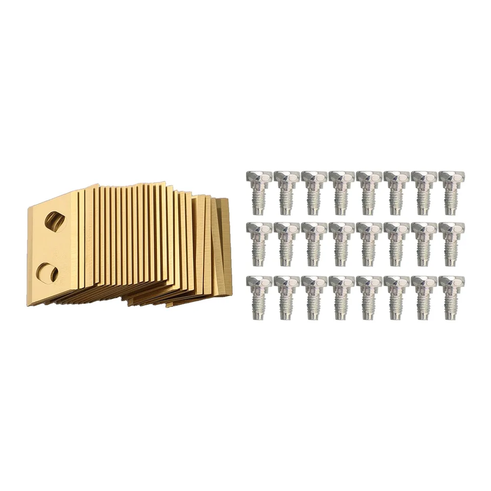 24ks/set Lawn Robot Blade so skrutkami pre robotickú kosačku Robomow RK 32x18.6x0,9 mm