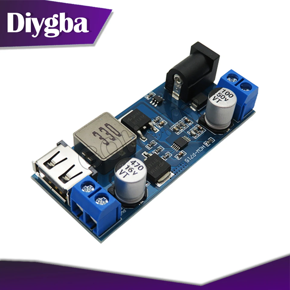 24V/12V až 5V 5A Výkonový modul DC-DC XY-3606 Výkonový prevodník Ultra LM2596S