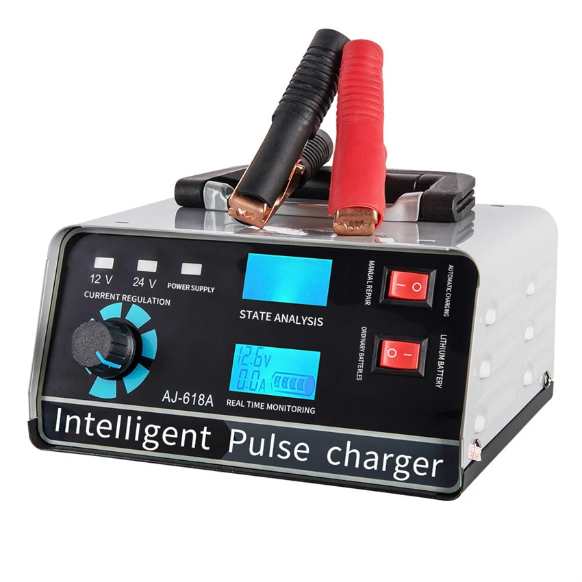 24V /12V nabíjačka batérie Veľká energia 400 W /260 W automobilová nabíjačka Smart Pulse Oprava pre motocykel lodí SUV SUV Truck