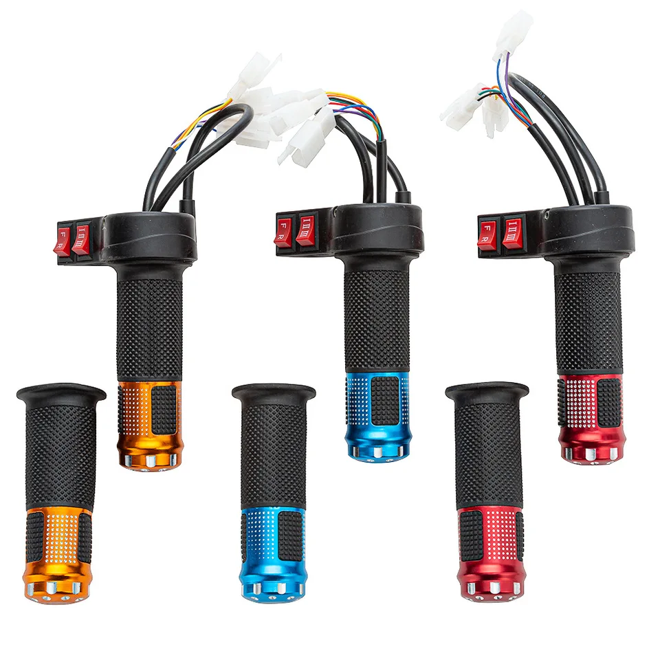 24V 36V 48V 60V 72V Elektrický bicykel Palcovia Thumb Thumb s rukoväťami rukoväte zapínaného/vypínacieho prsta