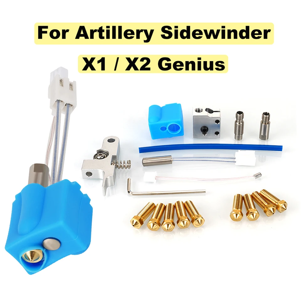 24V 64W Thermistor Termistor 0,4 mm dýza 1,75 mm hrdlo pre delostrelecký bočný vrech