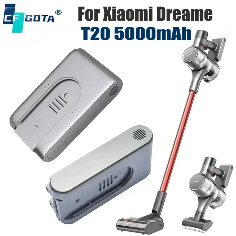 25,2V 5 000 mAh Výmena batérie pre Xiaomi Dreame T20 bezdrôtový vákuový čistič Li-iónovú batériu Nabíjateľná li-iónová batéria