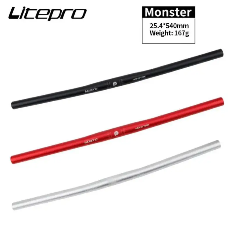 25,4*540/580 mm riadidlá hliníka zliatiny MTB MTB Cycling Racing Racing Volant Výmena plochých čiarových dielov