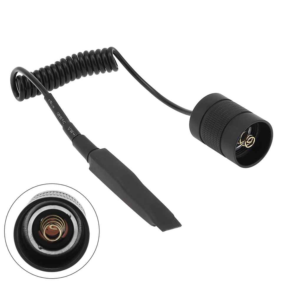 25,5 mm LED baterka Diaľkový tlak spínač Torch Flash Light Switch Adaptér pre C1 / G3 / 6p / 9p