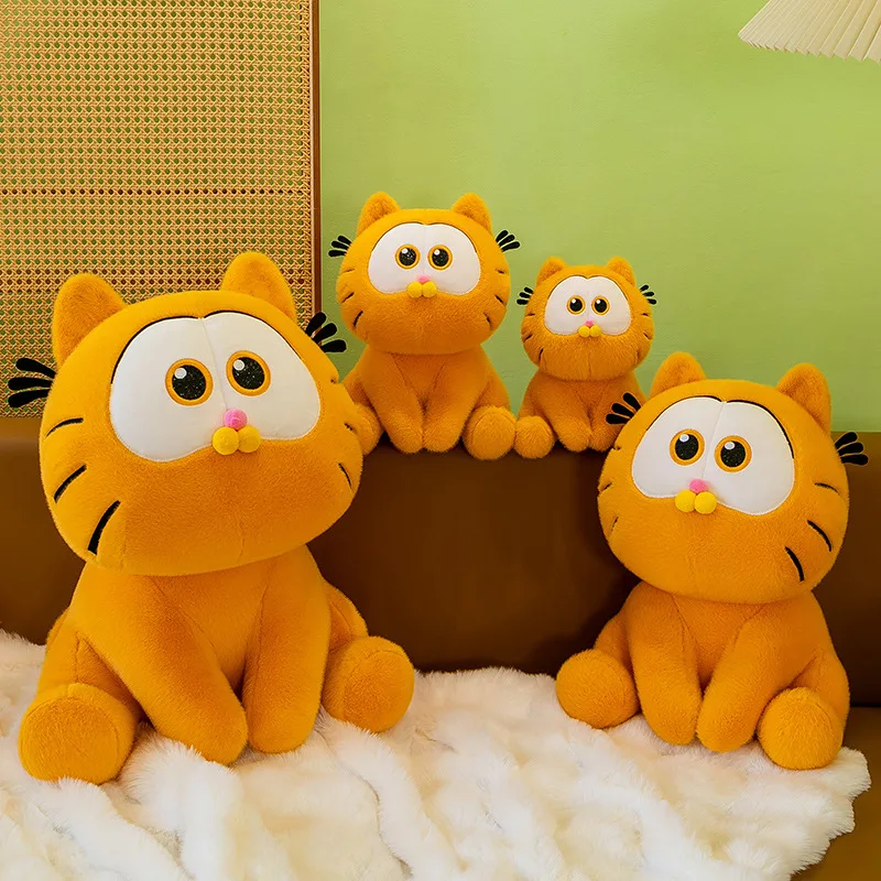 25-55 cm kawaii anime karikatúra Garfield Plush Doll Hračky pohovka dekorácia roztomilý mačka Soft Fľdate hračky Dekorácie Detské darčeky