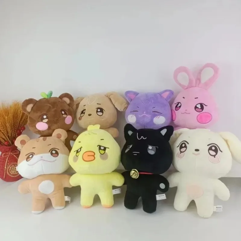 25 cm ateez plyšové bábiky kpop hongjoong seonghwa yunho yeosang San Mingi wooyoung peluche kawaii plnené darčeky pre zvieratá fanúšikov