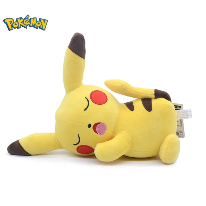 25 cm pokémon Pikachu plyšové hračky vankúš Kawaii spiace pikhu plyšové bábiky Soft Scree Scream Elf Doll Birthday Darček pre chlapcov