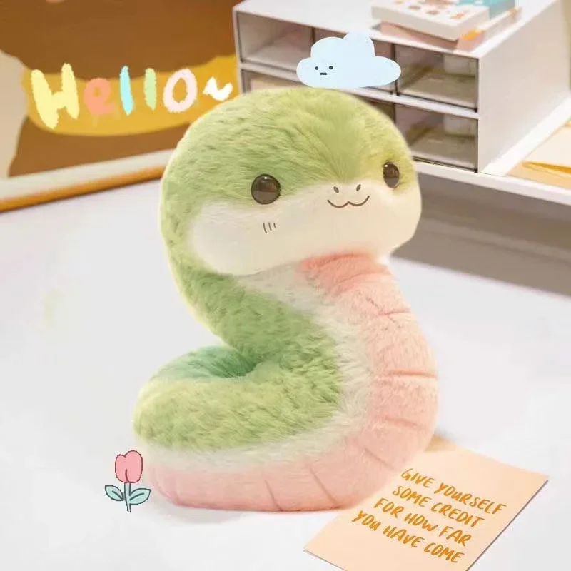 25 cm roztomilý malý had nová plyšová hračka Comfort Doll Doll Had Rag Dirds Detský darček pre priateľku