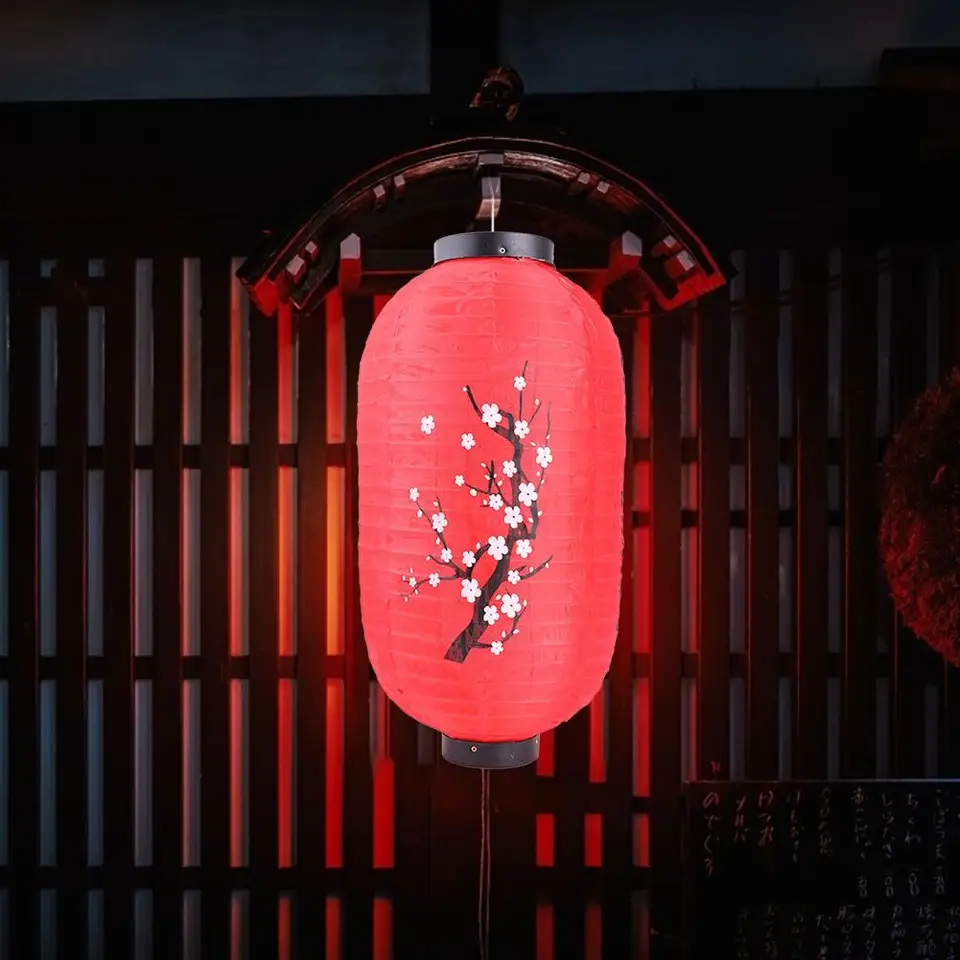 25 cm čínsky štýl Lantern lampa večierok Domáce závesné lampa dekorácia Dlho tvarovaná látka Lantern Party Supplies