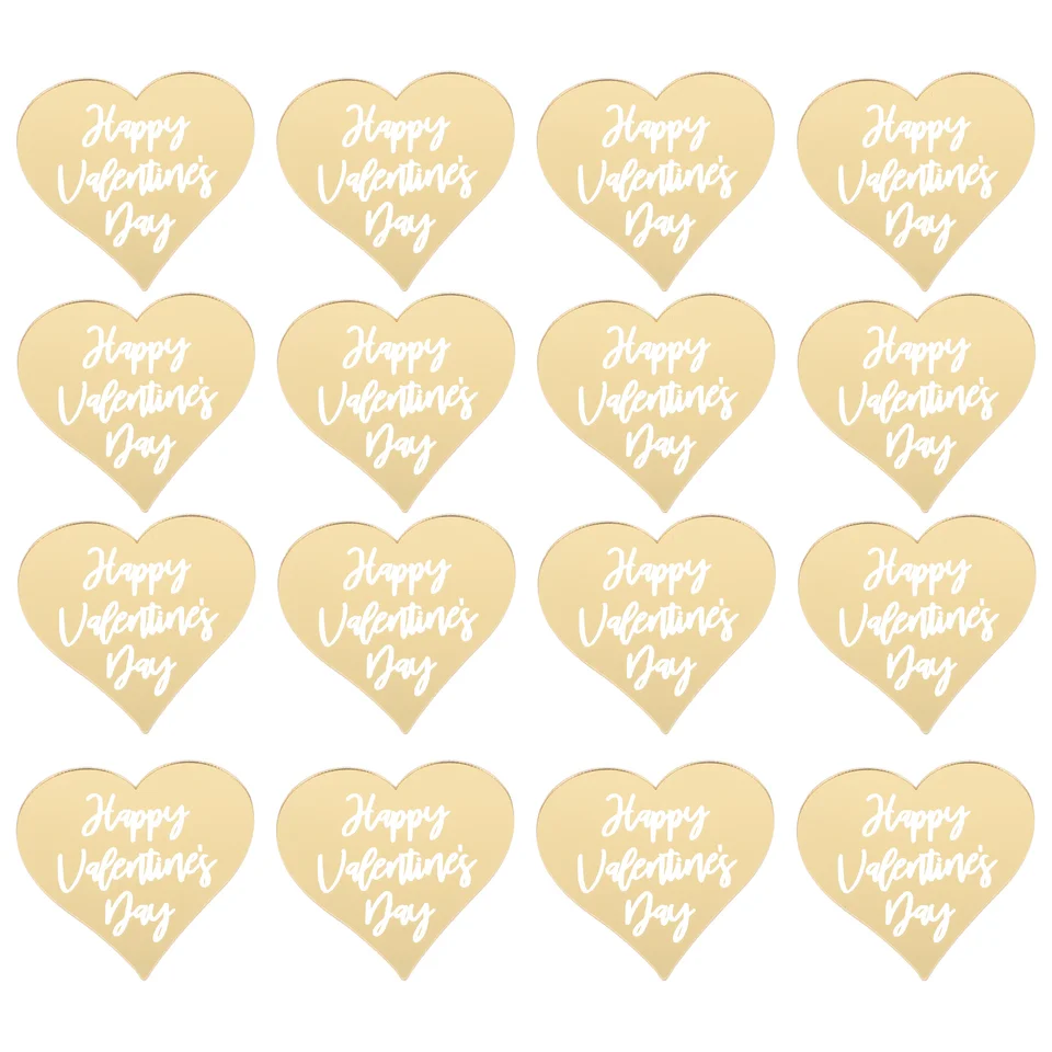 25 ks torty zdobenie darčekov Pan Cupcake Topper Ozdobiť dezert Valentín Tops Acrylové kreatívne vložky nevesty dekorácie