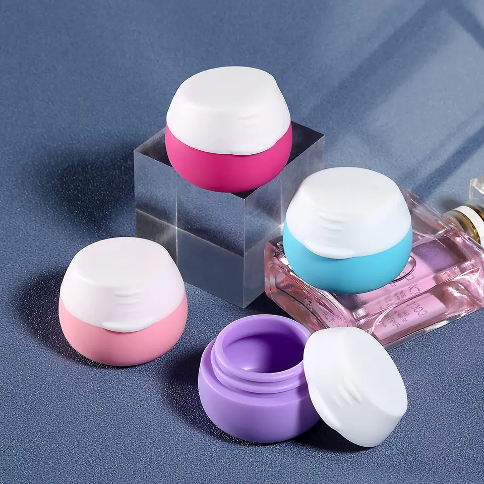 25 ml cestovné BPA Free Silikone Cream Prenosný výdajný krémový fľaše s vekom s malými krémovými skrinkami Emulsion Jar