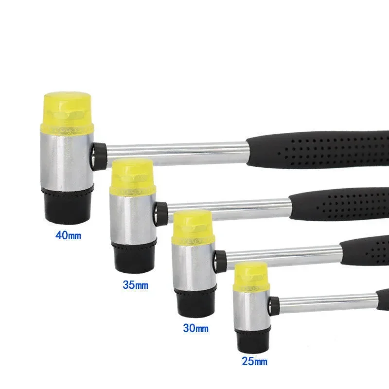 25 mm 30 mm 35 mm 40 mm Mini Hammer Nylon Had Mallet Hand Tool Non-Slip Ruck Nylon Gumber Používa sa ako drevené plastové šperky remeslá