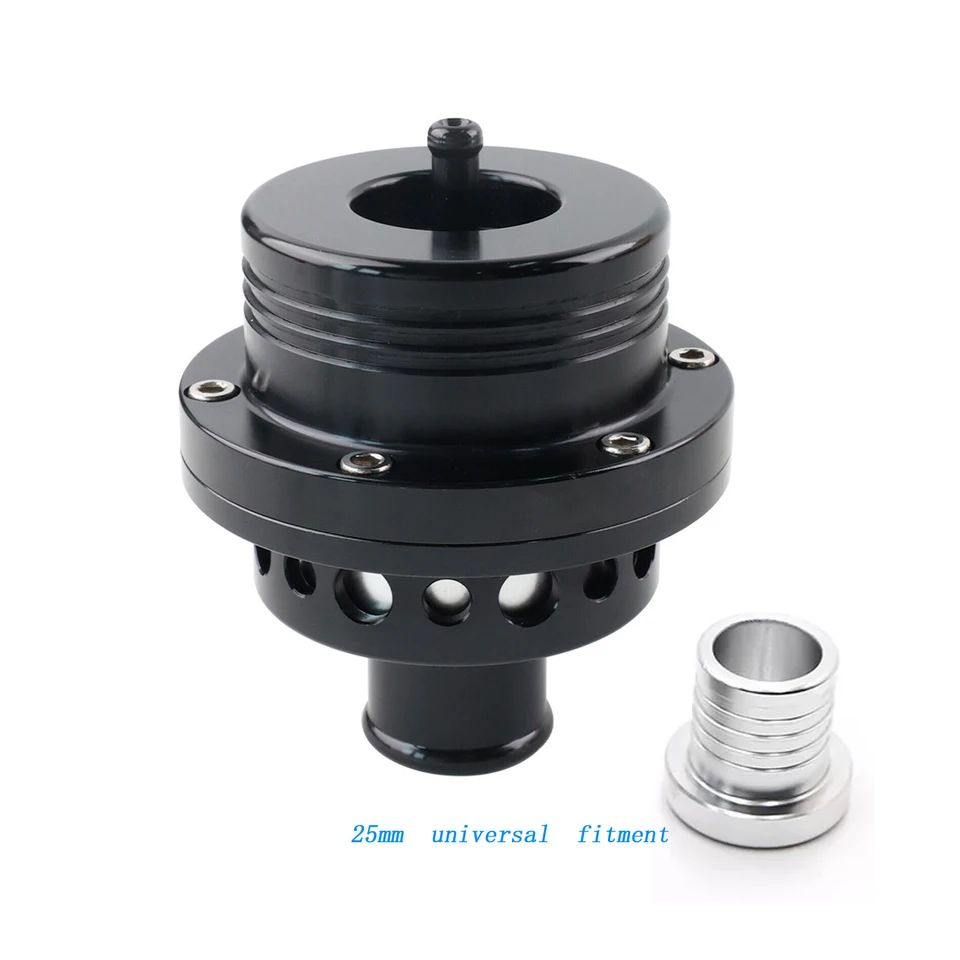 25 mm hliníkové závodné turbo vyfúknutie ventilového ventilu Dual piestk dump ventilu tial bov 25 psi
