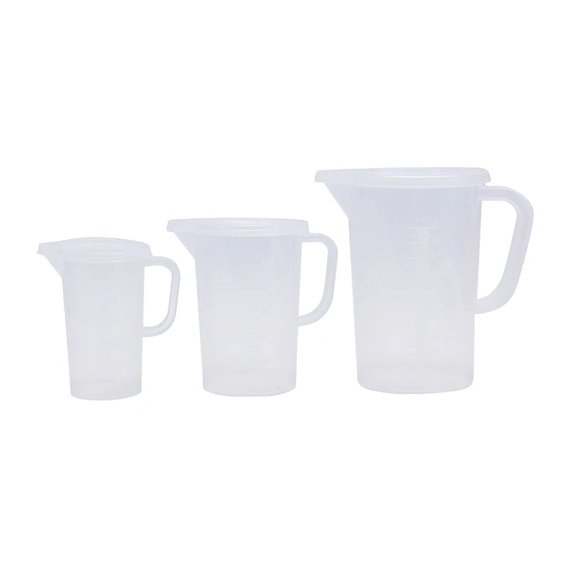 250/500/1000 ml meracie džbán Hrubá rukoväť tesniaci kryt kuchyňa Kuchy