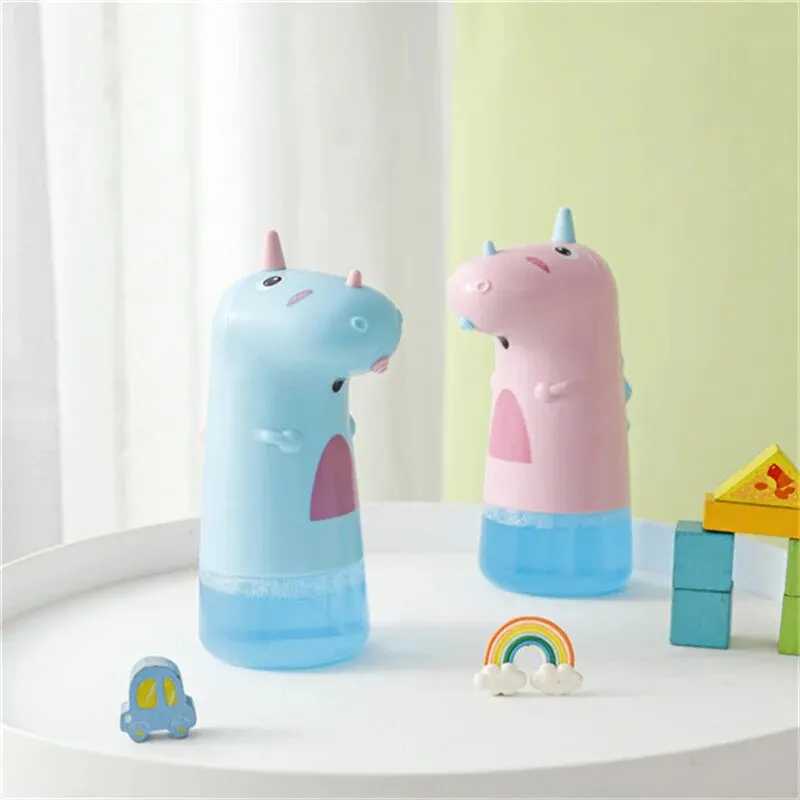 250 ml roztomilé jednorožce automatické nabíjateľné batériové mydlo DispenSer Foam Cartoon Touchless Ručne dezinfekčný fľaš